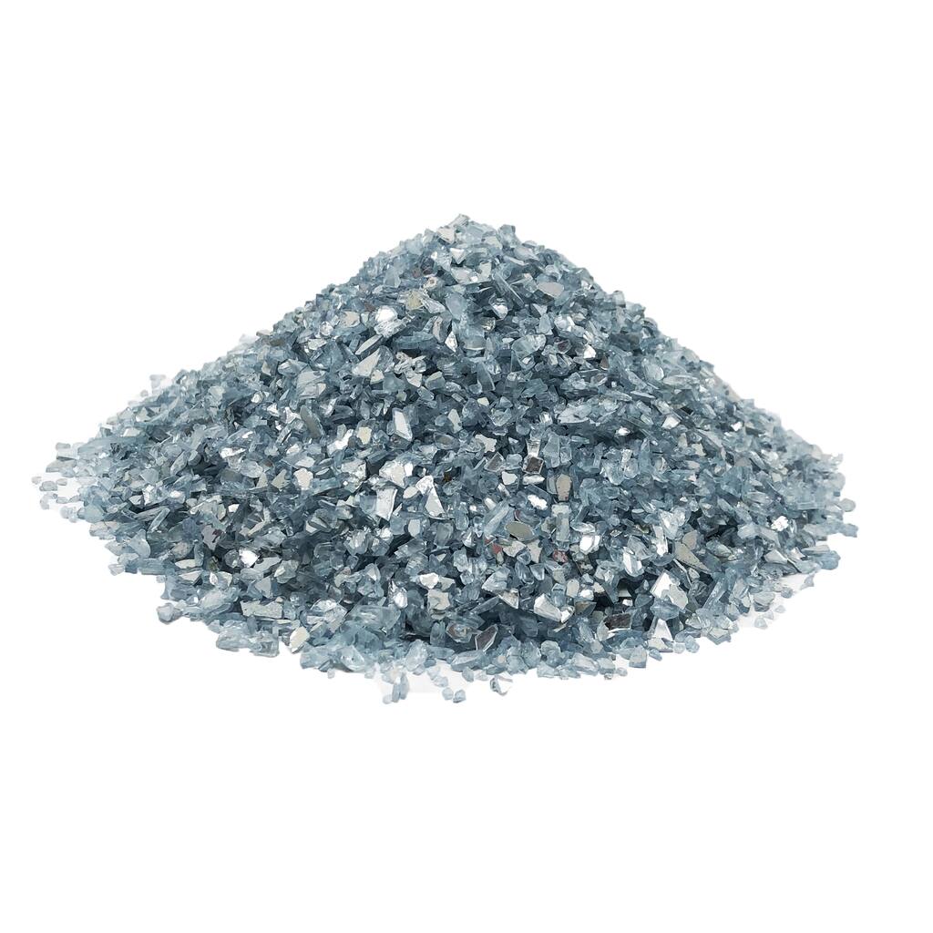 Blue Crushed Glass Decorative Filler By Ashland Michaels